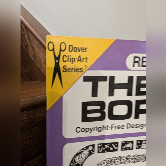 Vintage 1980s  paper craft thematic border design book - Picture 2 of 7